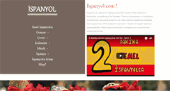 Desktop Screenshot of ispanyol.com