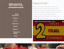 Tablet Screenshot of ispanyol.com